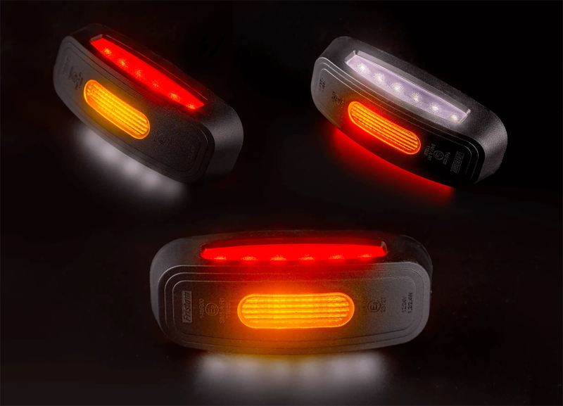 LED Sidomarkeringsljus kompakt (R/W/A) 12-24V 50cm kabel - 3