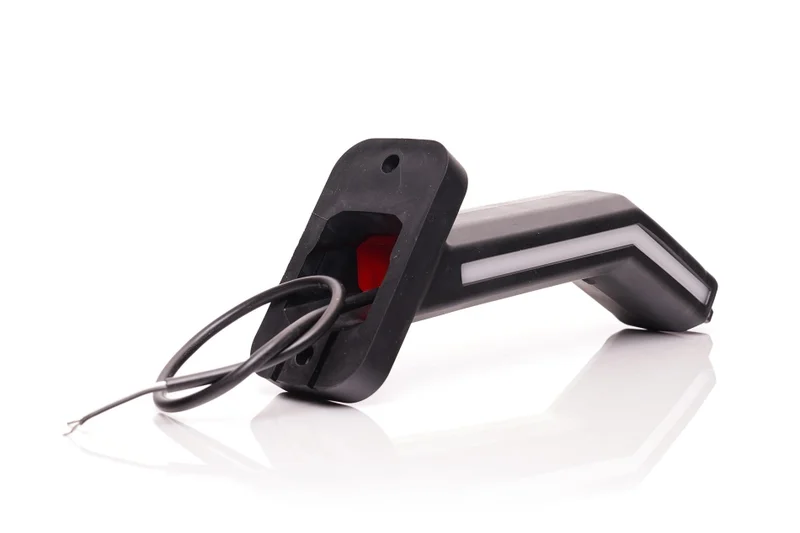 LED Width lamp left excl. flashing light, neon lens 12-24v - 6