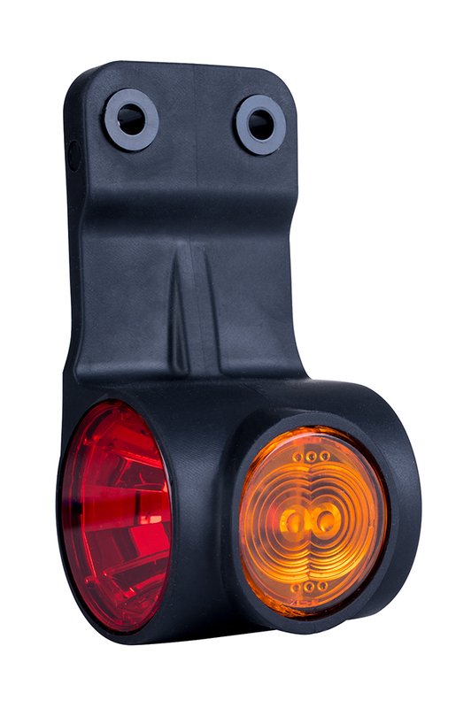 LED width lamp right red-white-amber 12-24v 60cm cable - 3