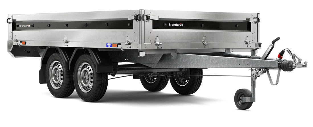Brenderup Högbyggd flakvagn Serie 4000 310L 1400 kg