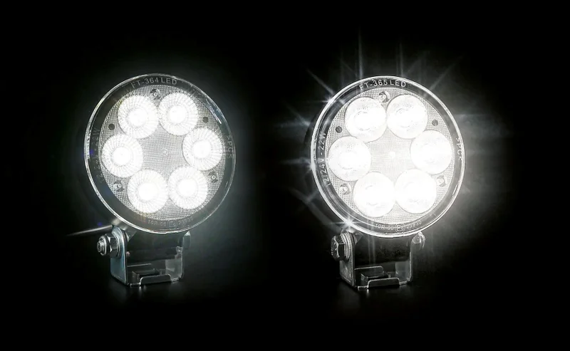 LED arbejdslampe rund 2500lm, 22W, 12-24v, magnetisk base 3,0m - 3