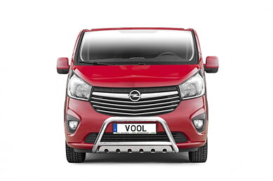 EU Bullbar with Skid Plate - Opel Vivaro 2015-2019