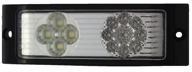 LED ADR compact fog reversing lights horizontal+vertical mounting 12-24v - 2