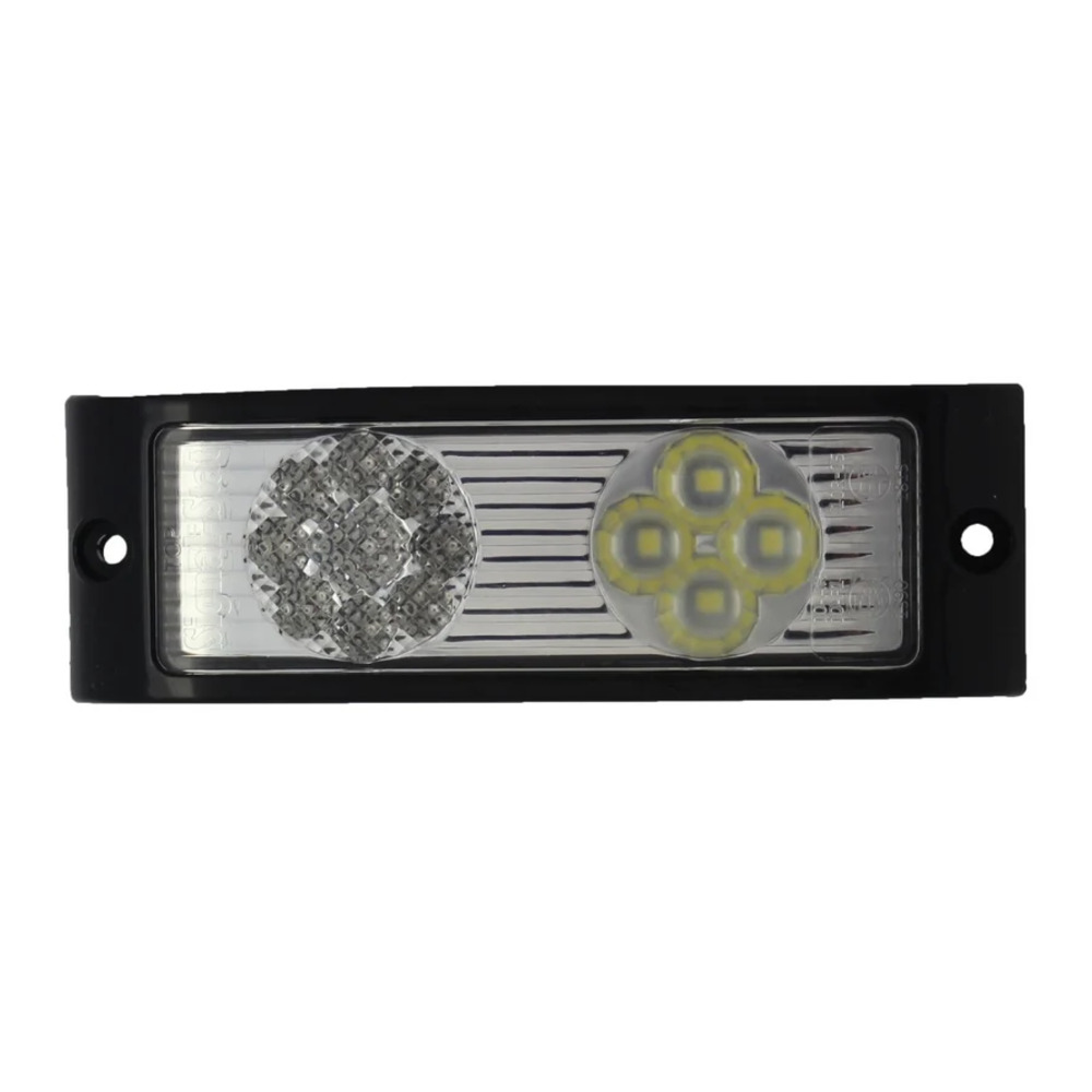 LED ADR compact fog reversing lights horizontal+vertical mounting 12-24v