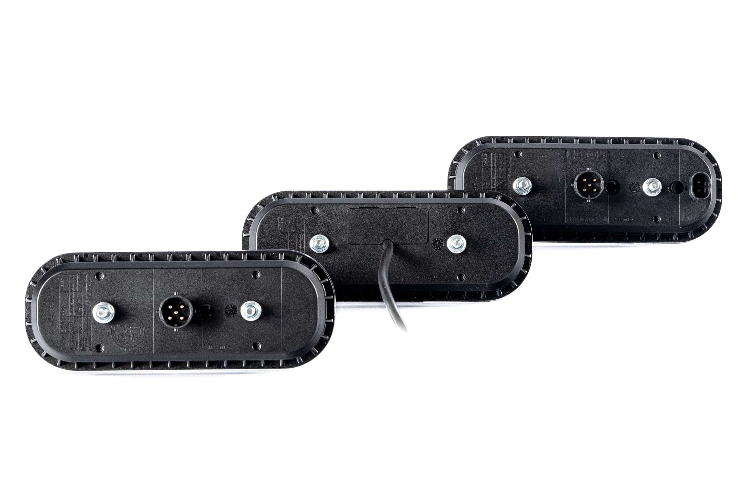 LED kompakt baklys med statisk indikator | montering H+V 12-24v - 5