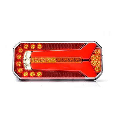 LED baklys uni 12-24 200cm kabel dynamisk blinklys