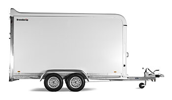 Brenderup Skåpsläp Serie CE Ramp Hög 1600 kg