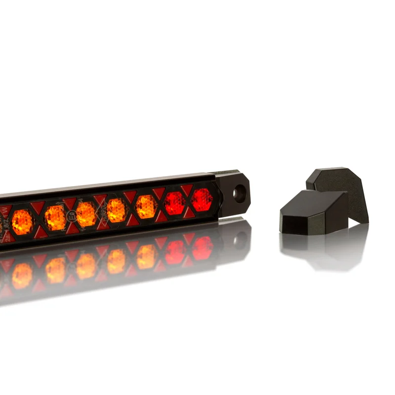 LED baglygte Slimline universal dynamisk blinklys kabel 12-24V 50cm kabel - 4