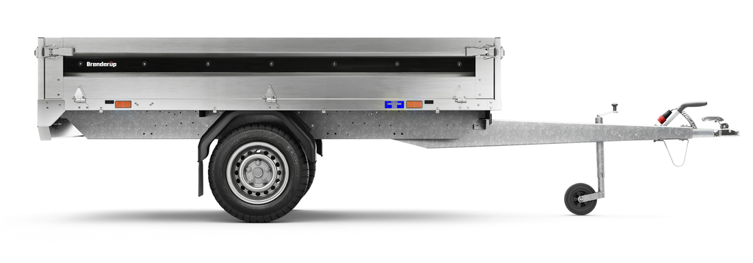 Brenderup Högbyggd flakvagn Obromsad Serie 4000 260L 750 kg - 3