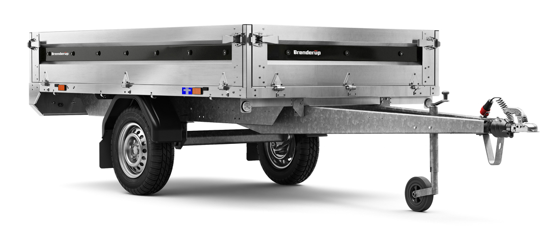 Brenderup Högbyggd flakvagn Obromsad Serie 4000 260L 750 kg