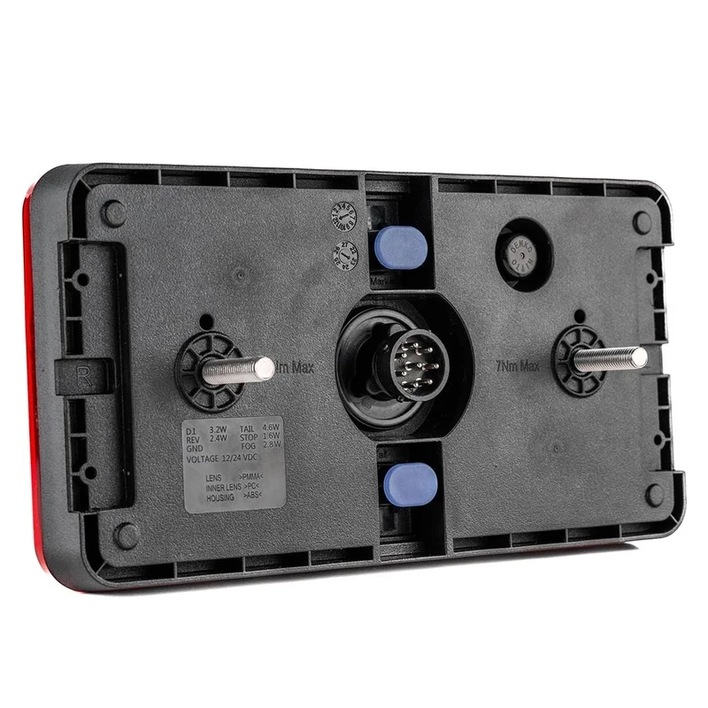 LED neon rear light, right 12-24v 8-PINs - 8