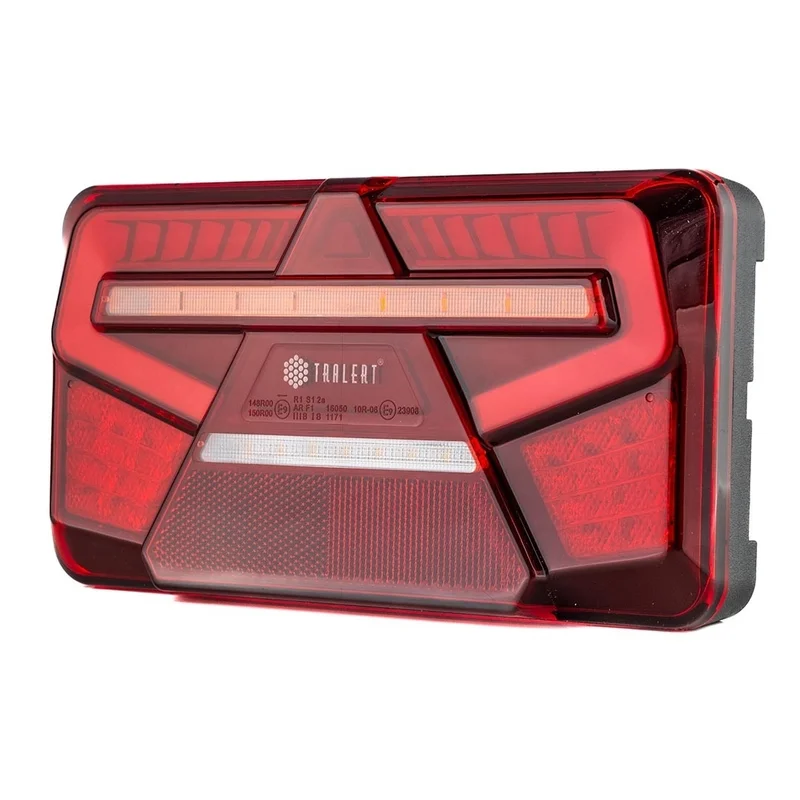 LED neon rear light, (non-triangle) left 12-24v 200cm cable