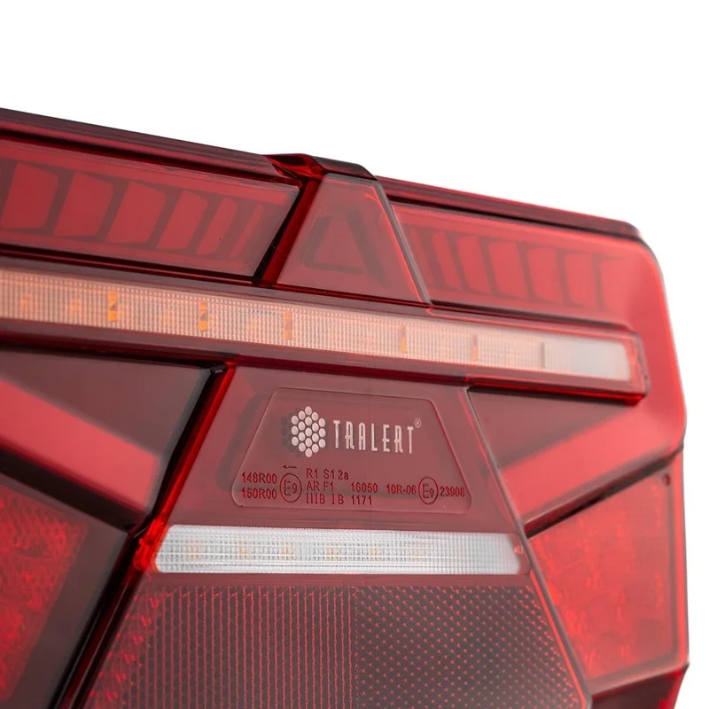 LED neon rear light, (non-triangle) right 12-24v 200cm cable - 5