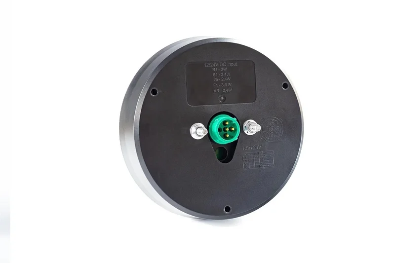 LED tumma-ilme sumu peruutusvalot, kromi 12-24v 5-PIN upotus asennus - 2