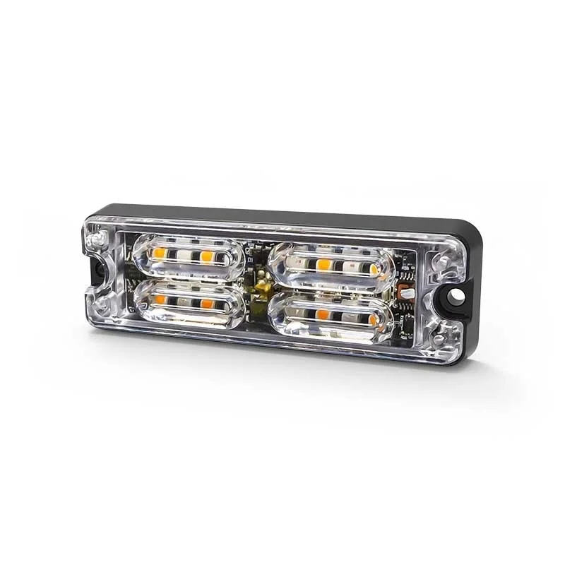 LED R65 varningsljus bärnsten 12 LED 12-24v