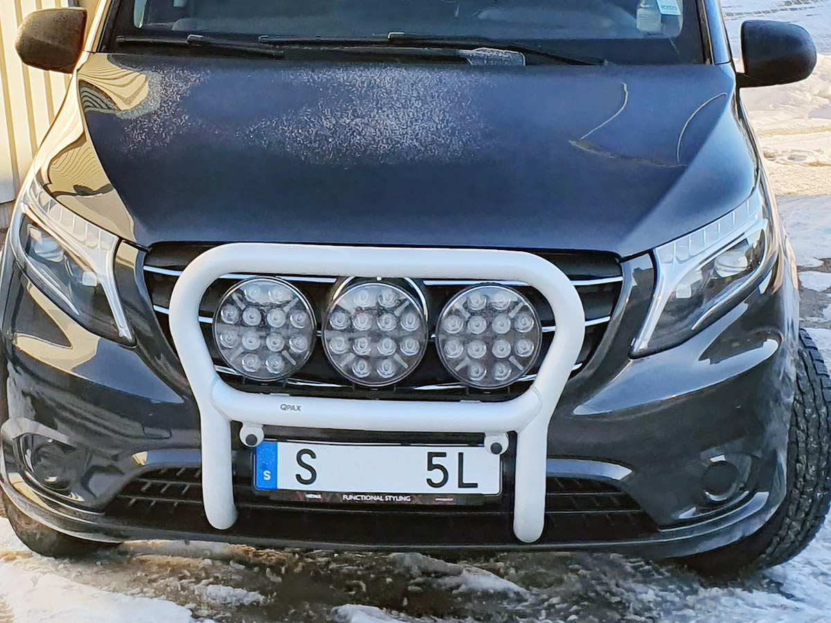X-RACK Mercedes Vito/V-Klass 20- För 2 lampor