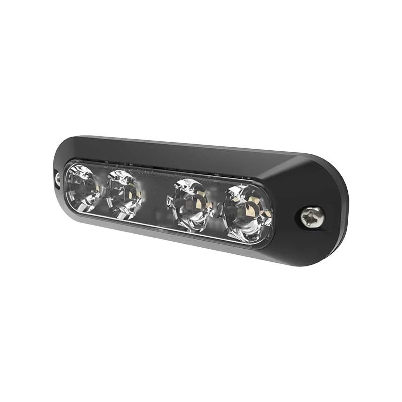 LED warning light 4-LED | R65 | amber |12-24v