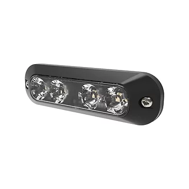 LED varsellys 4-LED | R65 | ravgul | 12-24v