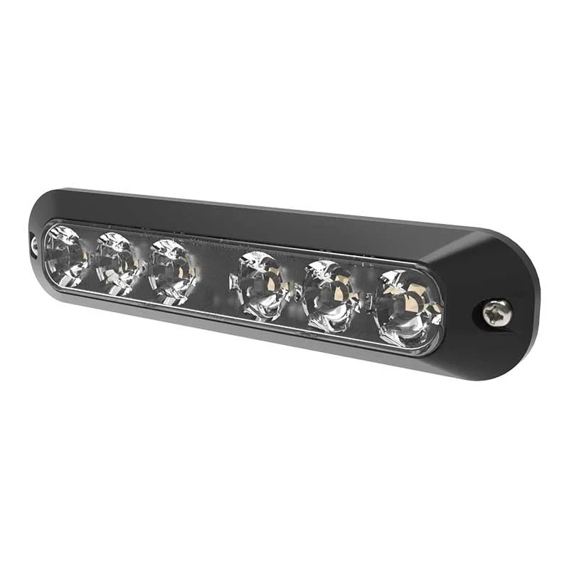 LED varsellys 6-LED | R65 | gul | 12-24v