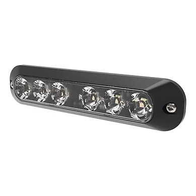 LED varsellys 6-LED | R65 | gul | 12-24v
