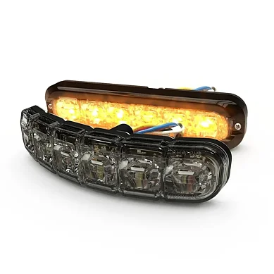 LED Ultraflex lommelykt | R65 6 | LED | 12-24v | rav + hvit