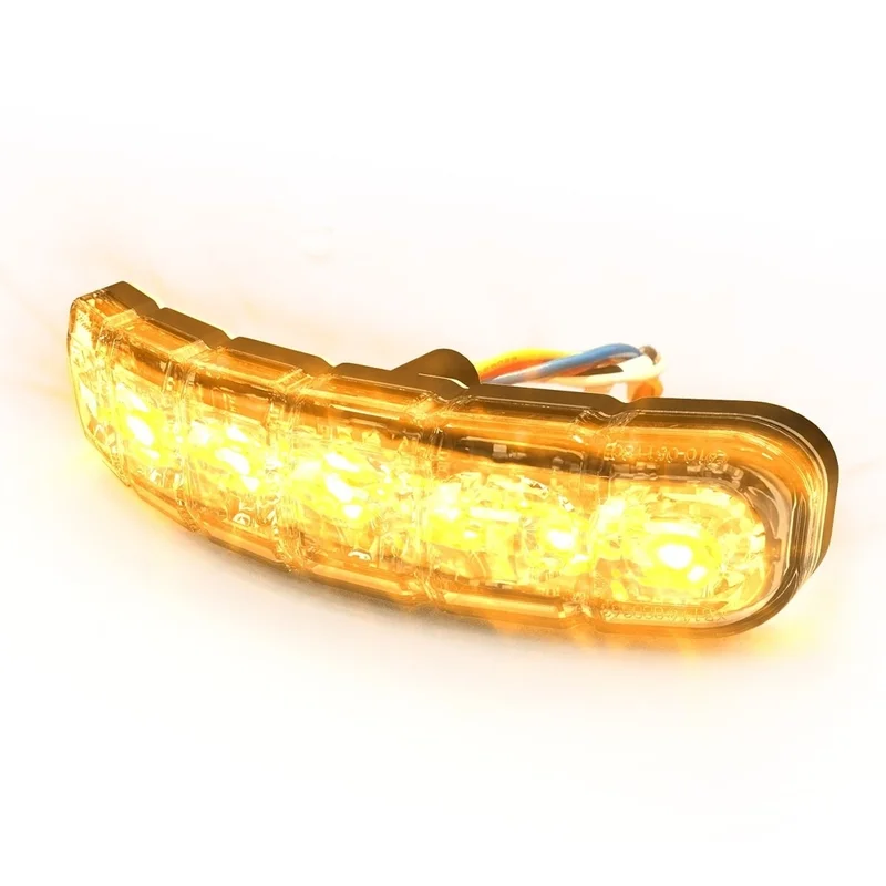 LED Ultraflex torch | R65 6 | LED | 12-24v | amber + white - 2