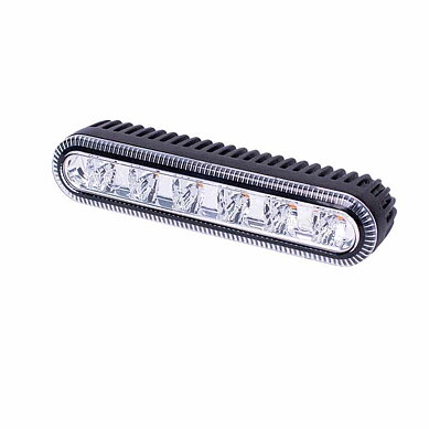 LED varsellys 6-LED | R65 | ravgul | 12-24v