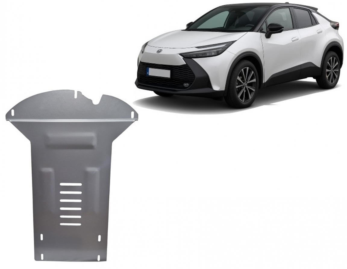 Pohjapanssari Alumiini Katalysaattori | Toyota C-HR (2023-2026) - 2