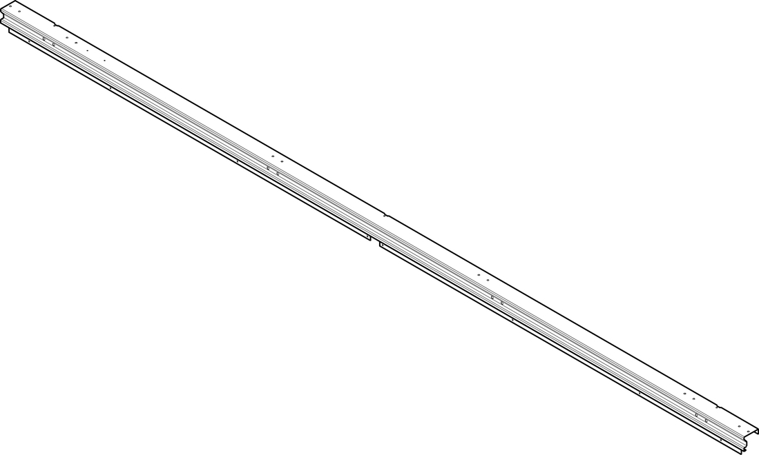 Side member w. lashing profile right 5420