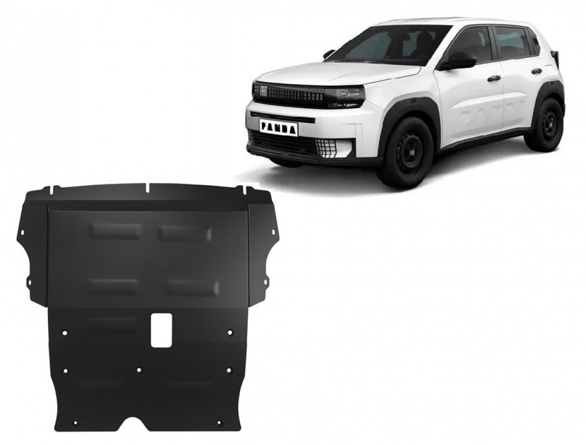 Hasplåt Stål Motor+ | Fiat Grande Panda (2025-2026) - 2