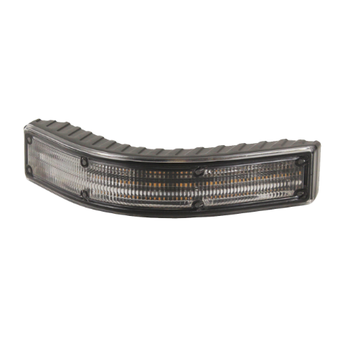 LED hjørne advarselslys |12 LED'er | R65 | ravgul | 12-24v