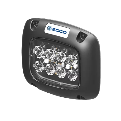LED advarselslys | R65 | ravgul 8-LED | 12-24v