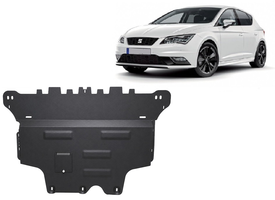Stahl-Unterfahrschutz Motor+ | Sitz Leon Mk3 (2012-2020) - 2
