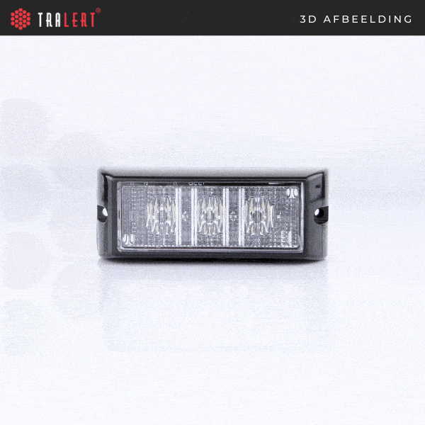 LED-varsellys 3 LED-er | blå | 12-24v - 2