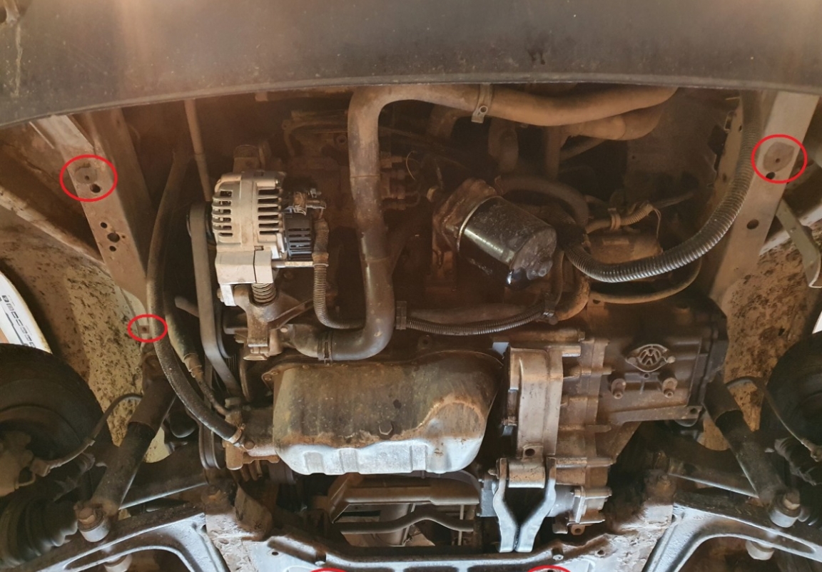 Skid plate Steel Engine+ | VW Transporter T4 Caravelle (1990-2003) - 4