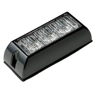 LED warning light 3 LEDs | white | 10-30v