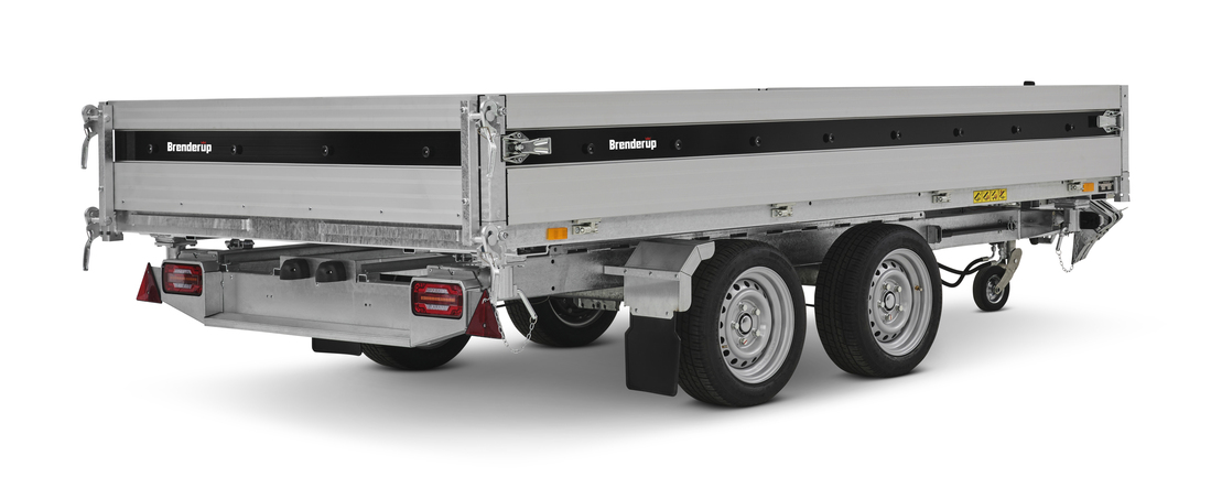 Brenderup Tippsläp Serie TT5000 G2 Stålgolv 375L 3500 kg - 3