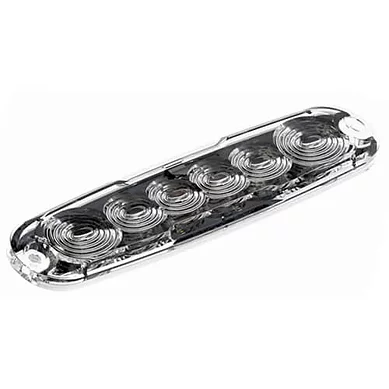 Slimline LED warning light | R65 | 6 LEDs | amber | 10-30v