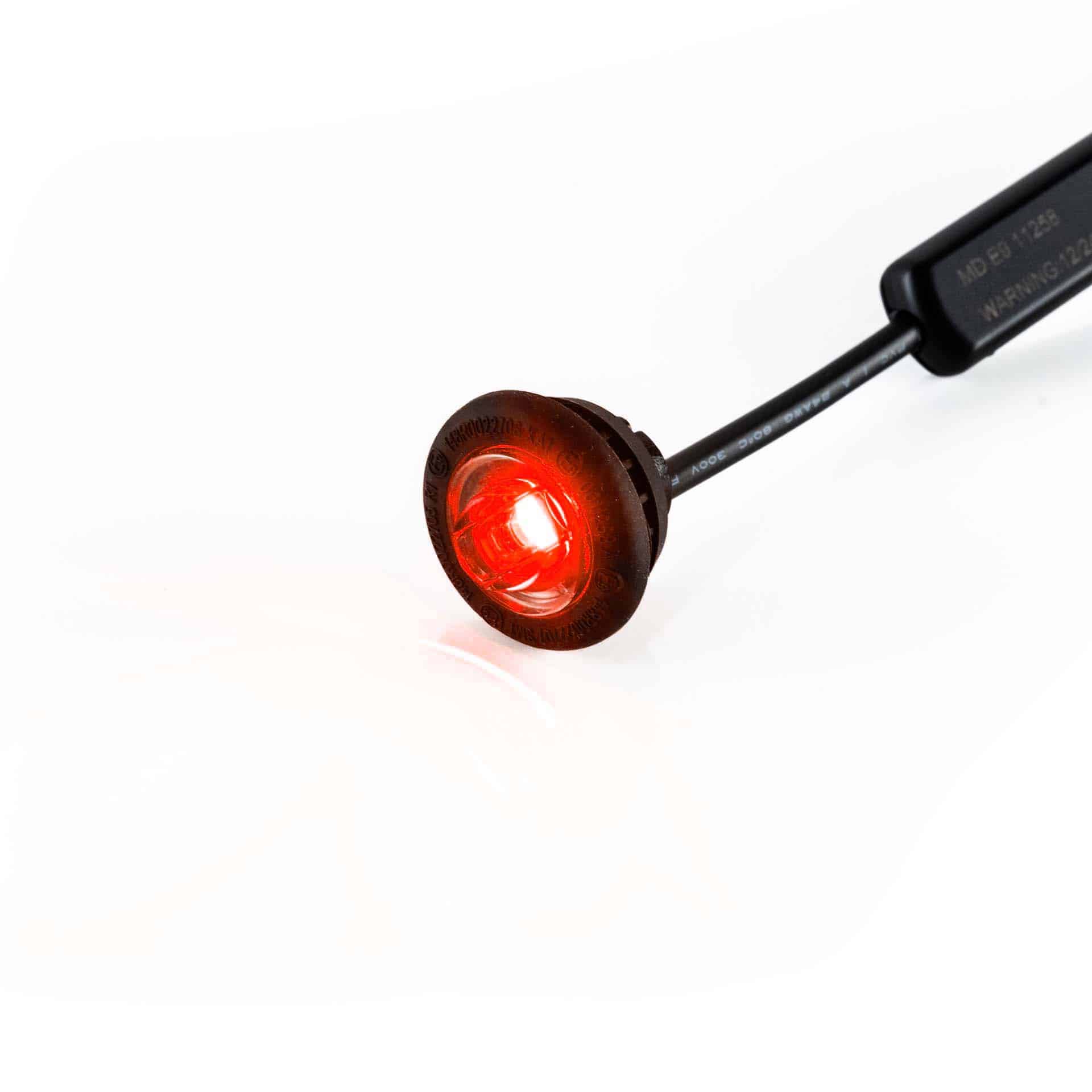 LED varningsljus röd med R65 varningsljus 12-24v 200cm kabel - 2