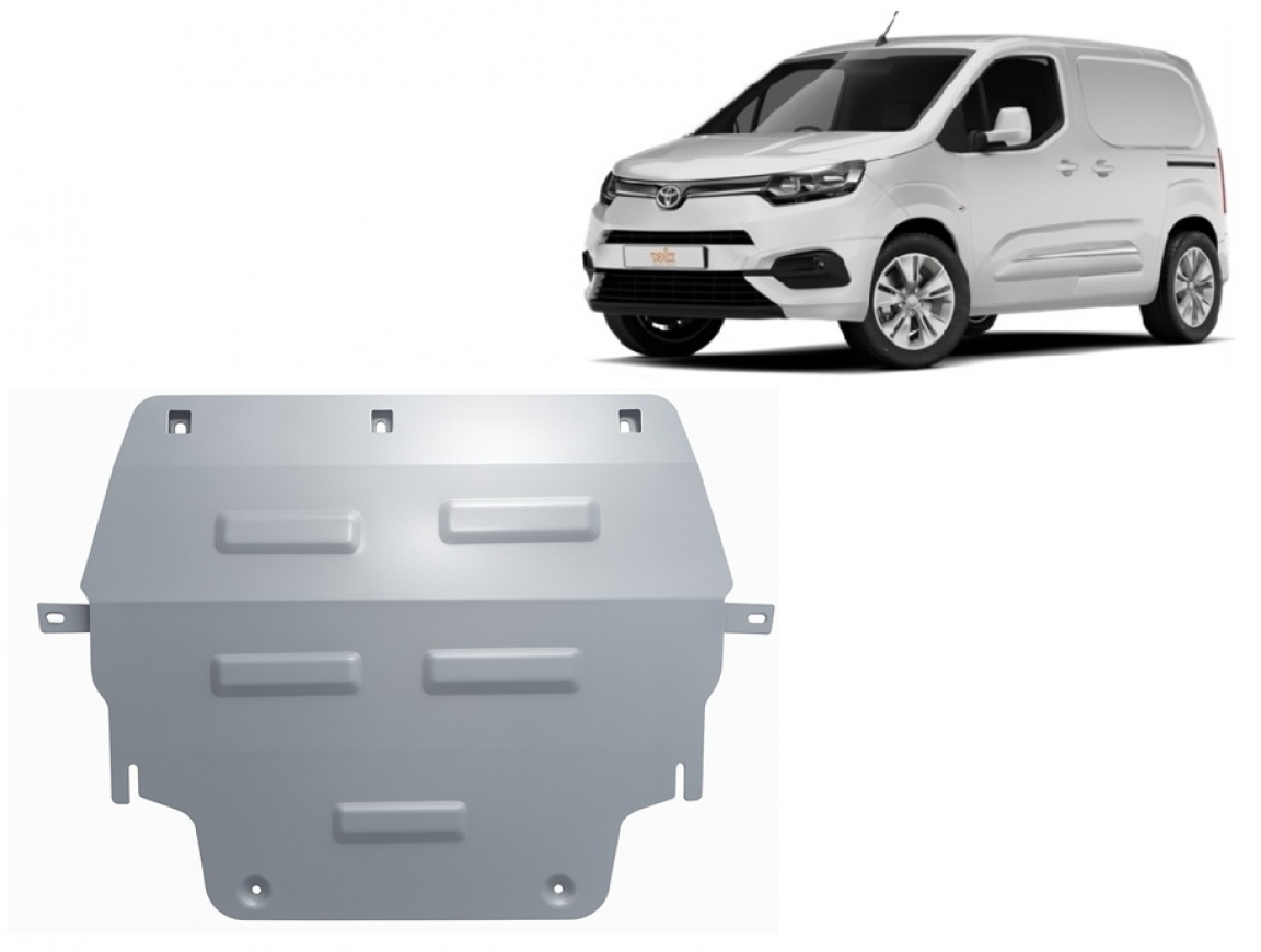 Skid plate Aluminium Engine+ | Toyota Proace (2016-2026) - 2