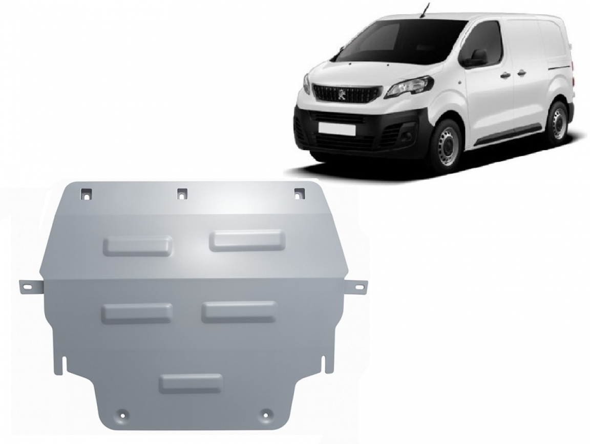 Hasplåt Aluminium Motor+ | Peugeot Traveller (2016-2026) - 2