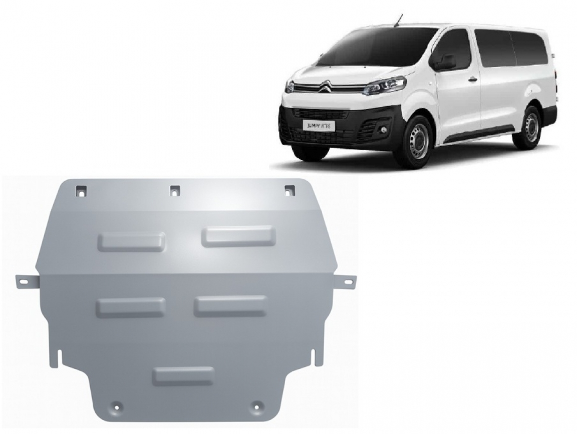 Bundplade Aluminium Motor+ | Citroën Jumpy (2016-2026) - 2
