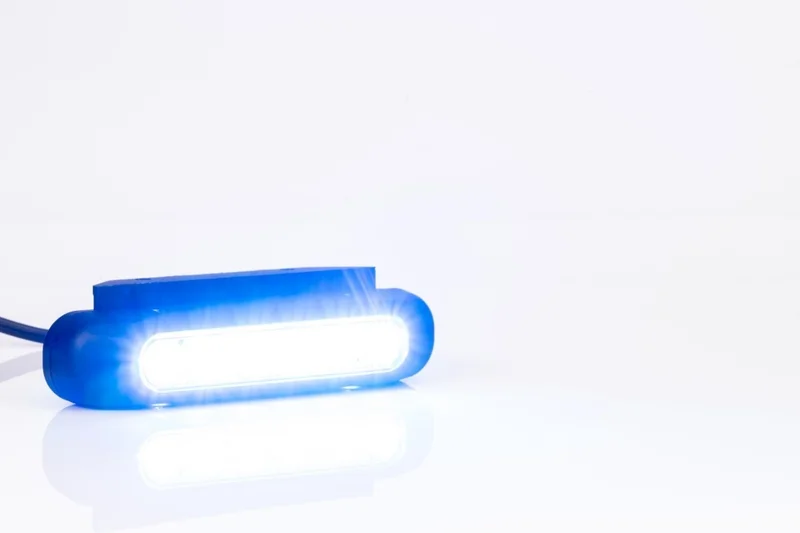 R65 LED varningsljus 6 LED Blå 10 - 30V - 2