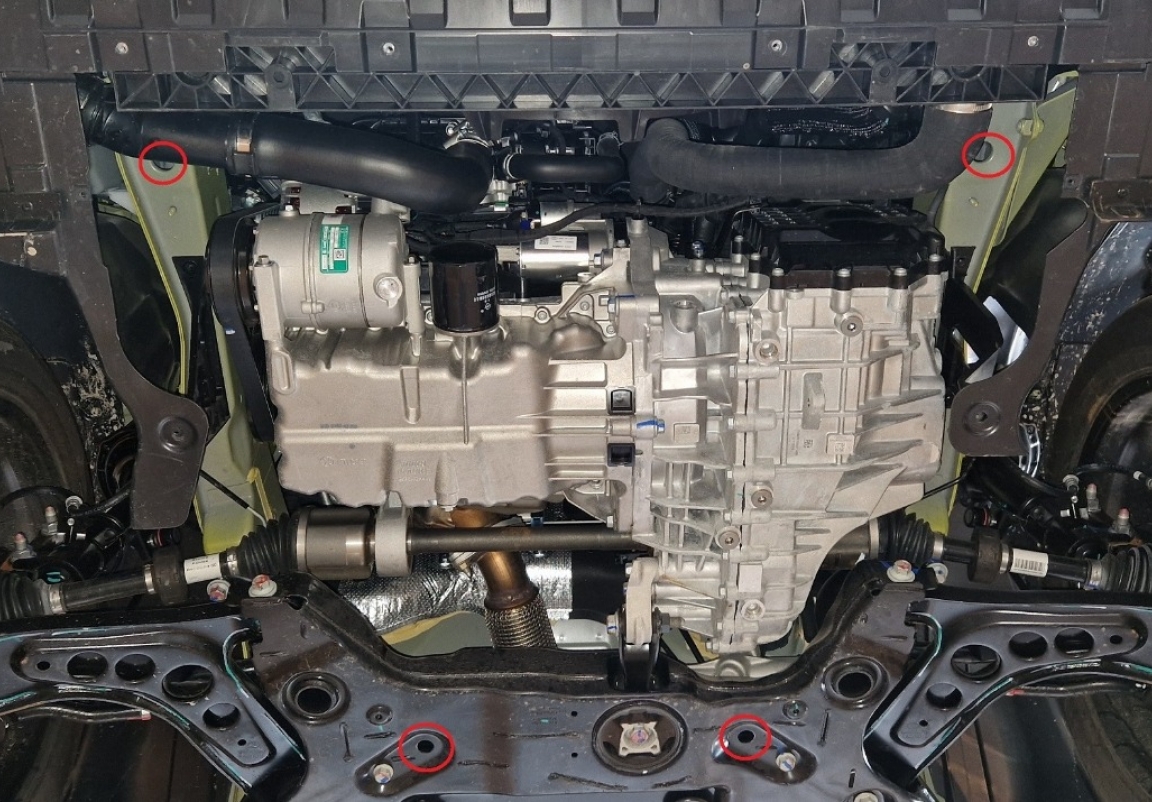 Hasplåt Aluminium Motor+ | BAIC Beijing X55 (2022-2026) - 4