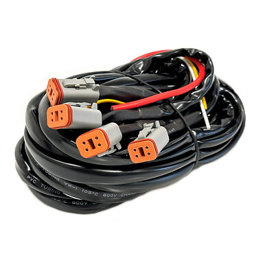 Relækabelsæt med 4 x 4-Pin DT-kontakt 80A