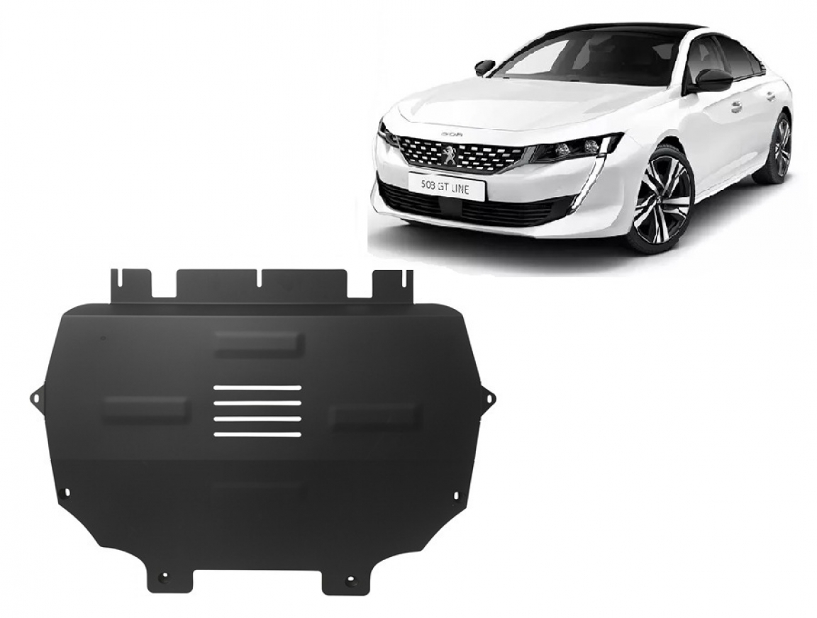 Bunnplate Stål Motor+ | Peugeot 508 (2019-2026) - 2