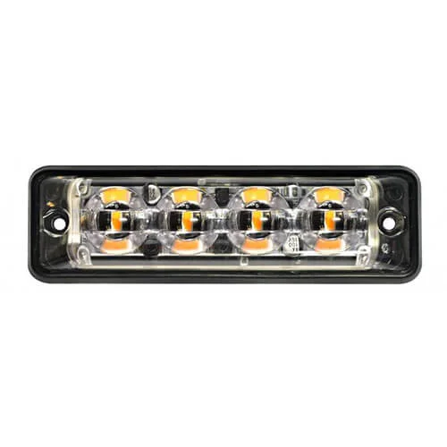 Ultra-flat Slimline LED varsellys 4 LED-er | R65 | Rav | 10-30v