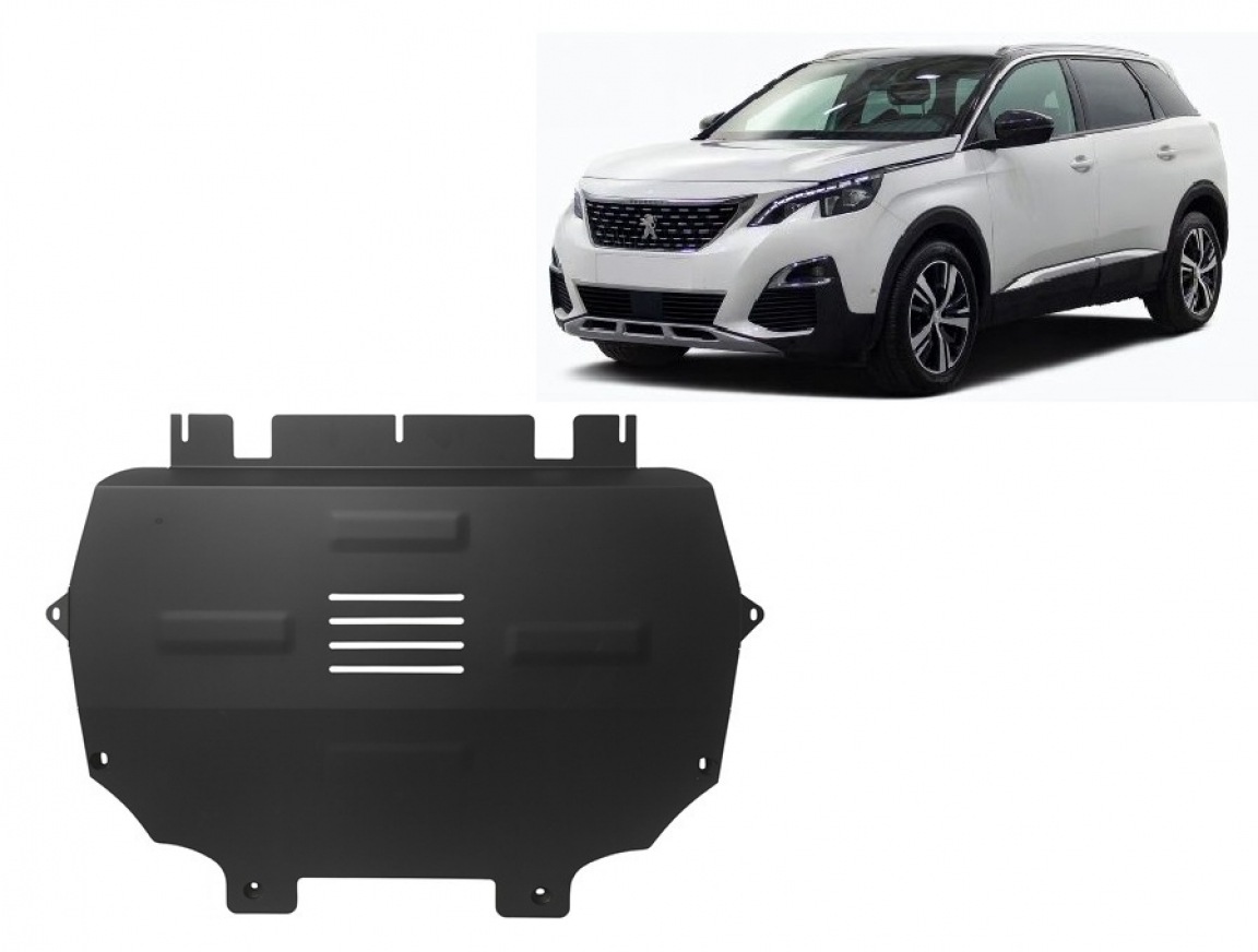 Skid plate Steel Engine+ | Peugeot 5008 (2017-2026) - 2