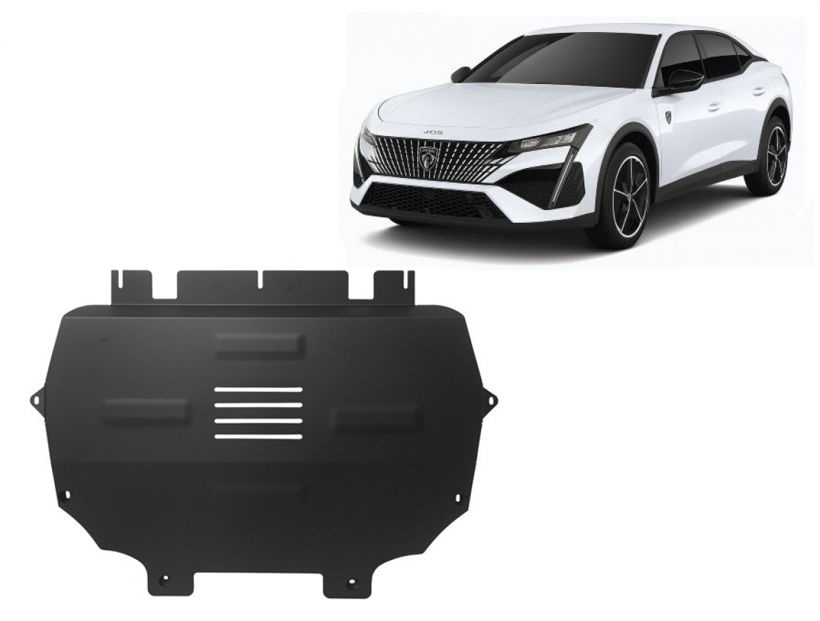 Hasplåt Stål Motor+ | Peugeot 408 (2022-2026) - 2