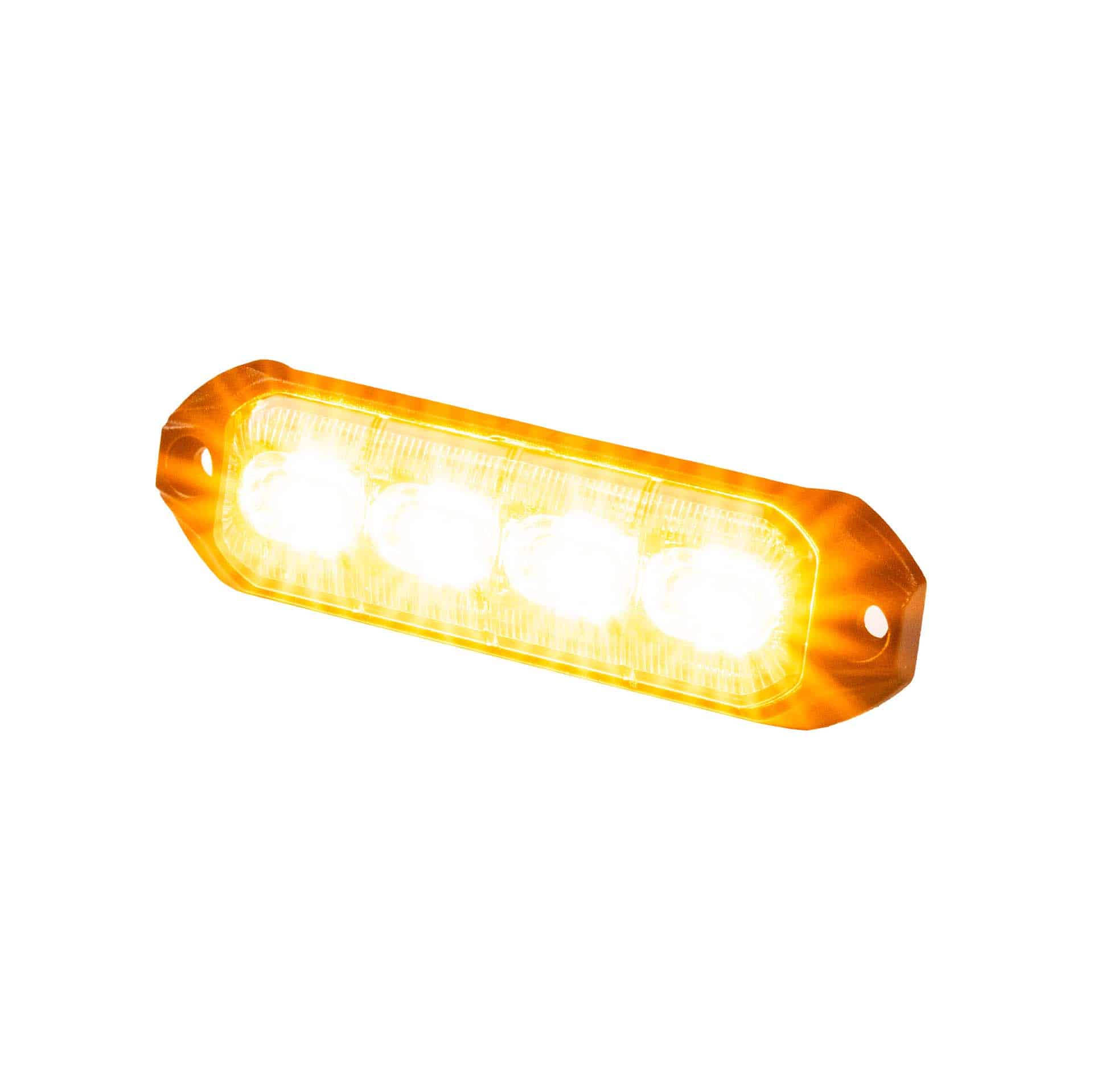 LED R65 CL2 torch 4-LED amber 12/24v 200cm cable - 4